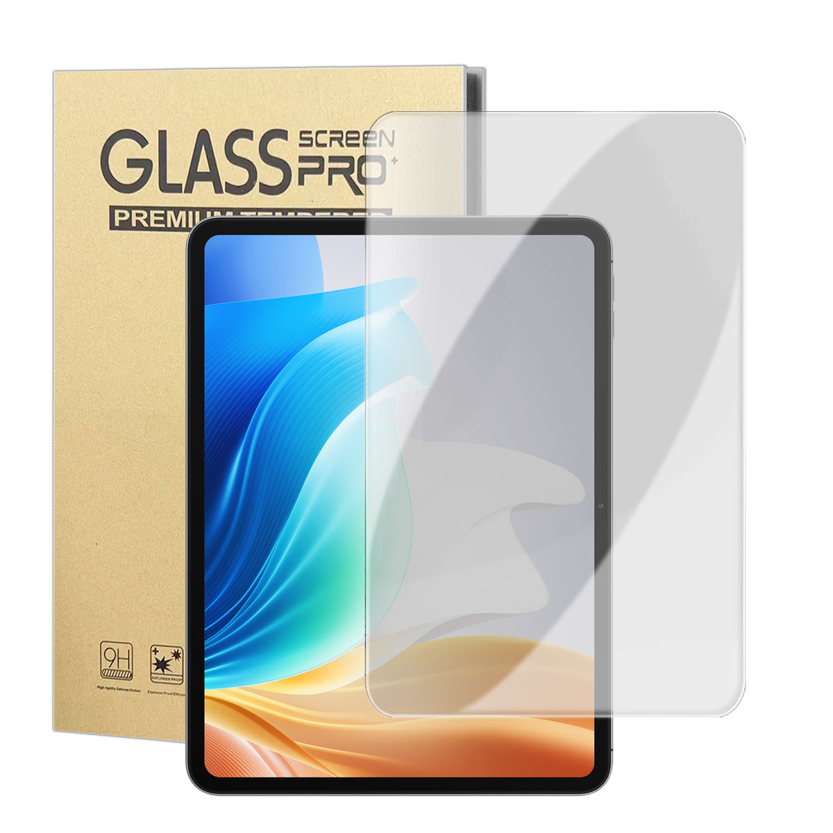 Til Oppo Pad Air 2 High Definition Skærmbeskytter Arc Edge Anti-fingeraftryk Hærdet Glasfilm (Dækker IKKE hele skærmen)