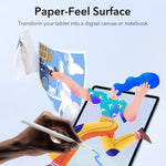For Honor Pad X9 Pro Paper-Like PET Writing Film Matte Anti Fingerprint Screen Protector (NOT Complete Covering)