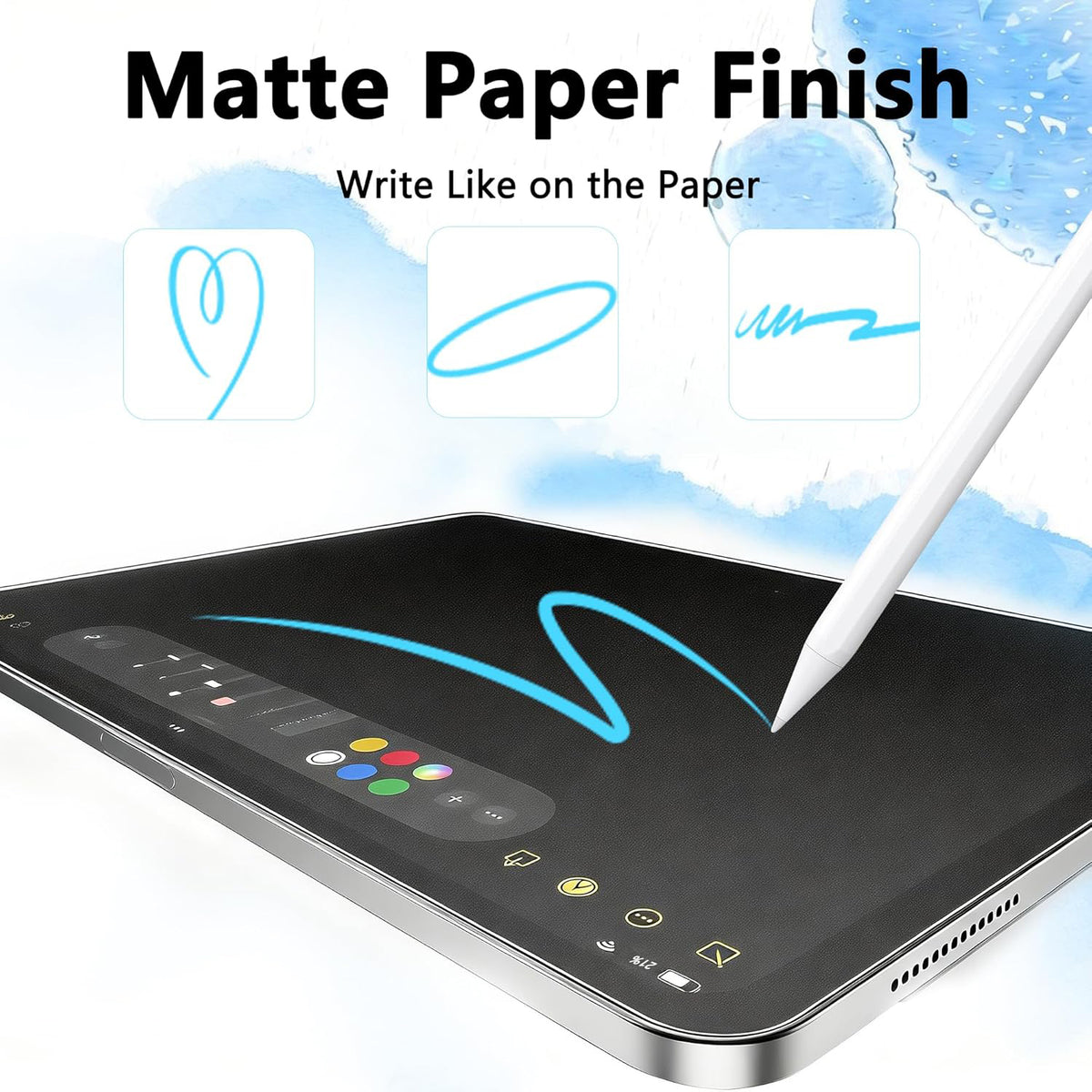 For Honor Pad X9 Pro Paper-Like PET Writing Film Matte Anti Fingerprint Screen Protector (NOT Complete Covering)