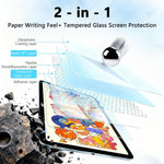 For Oppo Pad Paper-Like PET Writing Film Matte Anti Fingerprint Screen Protector (NOT Complete Covering)
