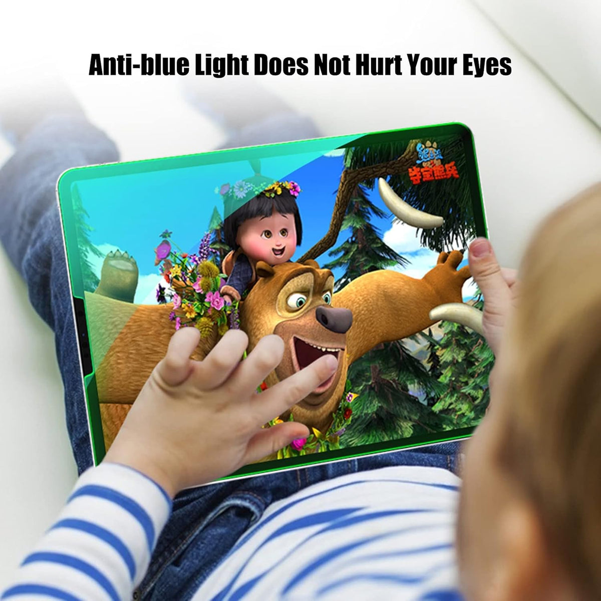 For Oppo Pad 4 Pro Skærmbeskytter Grøn Lys Øjenbeskyttelse Hærdet Glasfilm (Dækker ikke helt)