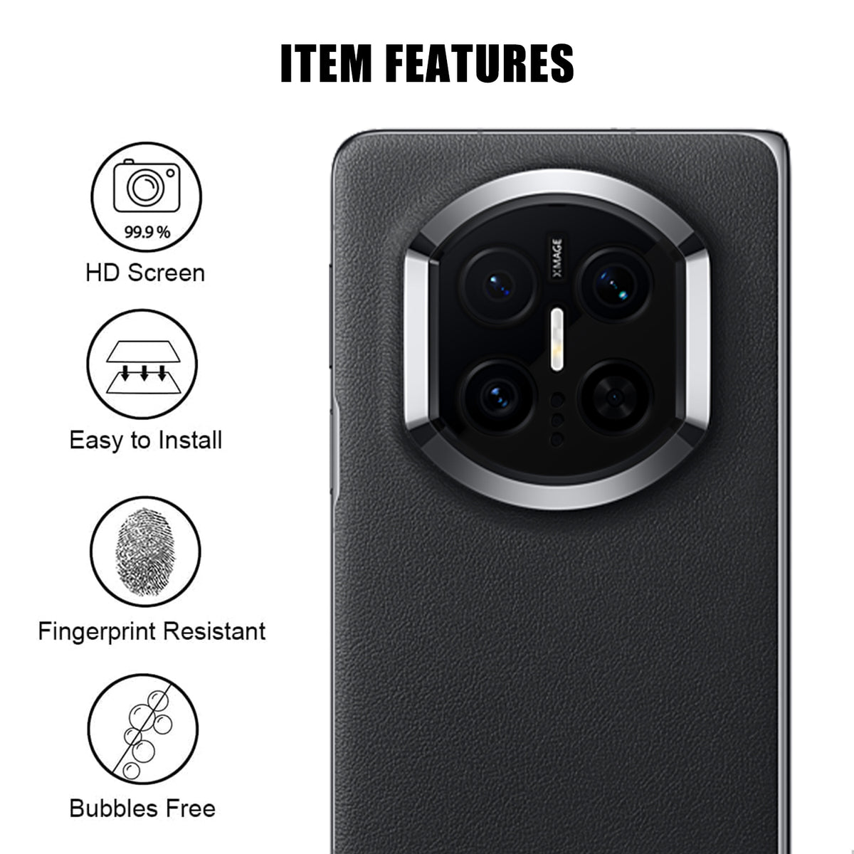 For Huawei Mate X7 Full Cover Camera Lens Protector High Definition Anti Fingerprint AR Tempered Glass Lens Film