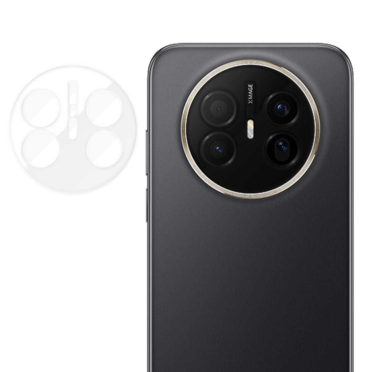 Huawei Mate 70 Air Heltäckande Kameralinsskydd Högupplöst Anti-Fingeravtryck AR Härdat Glas Linsfilm