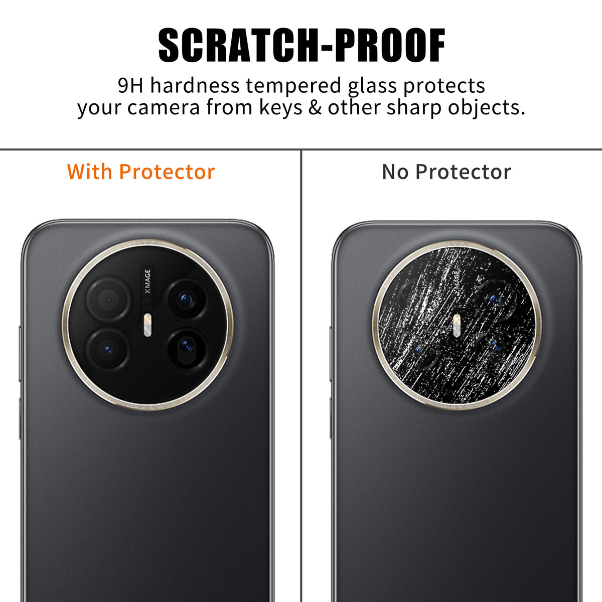 Huawei Mate 70 Air Heltäckande Kameralinsskydd Högupplöst Anti-Fingeravtryck AR Härdat Glas Linsfilm