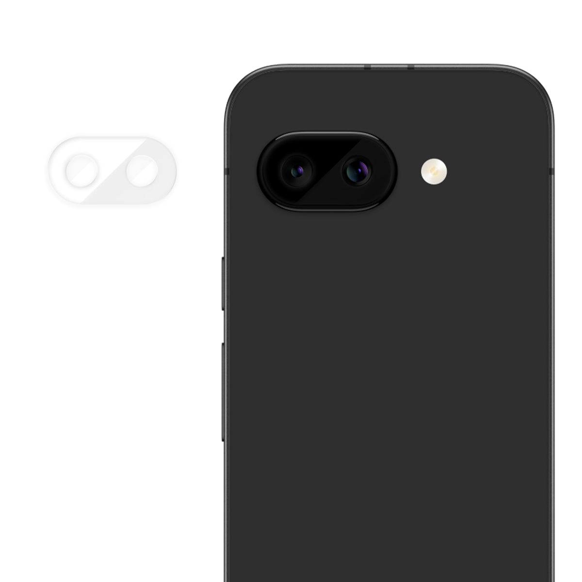 Til Google Pixel 9a Fuld Dækning Kameraglasbeskytter Høj Opløsning Anti-Fingeraftryk AR Hærdet Glas Linsefilm