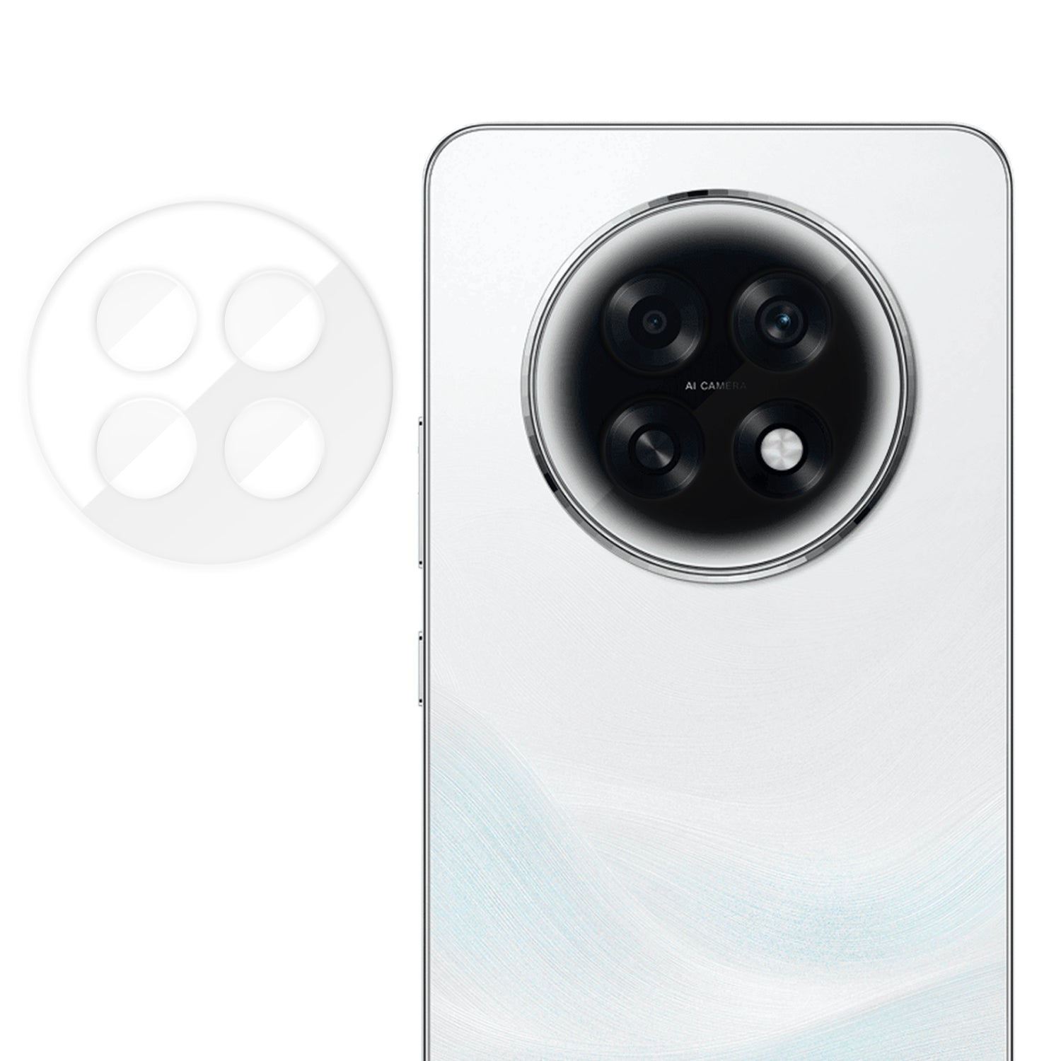 Oppo A6 GT 5G / Oppo F31 Pro+ 5G Heltäckande Kameralinsskydd Högupplöst Anti-Fingeravtryck AR Härdat Glas Linsfilm