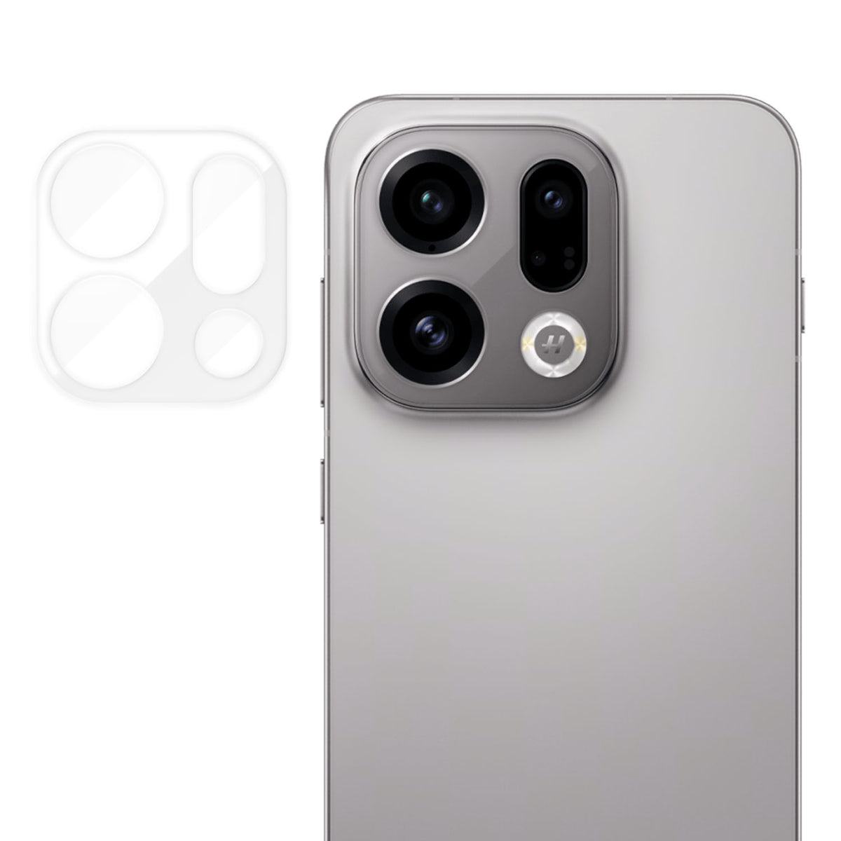 Oppo Find X9 5G Heltäckande Kameralinsskydd Högupplöst Anti-Fingeravtryck AR Härdat Glas Linsfilm