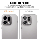 Oppo Find X9 5G Heltäckande Kameralinsskydd Högupplöst Anti-Fingeravtryck AR Härdat Glas Linsfilm