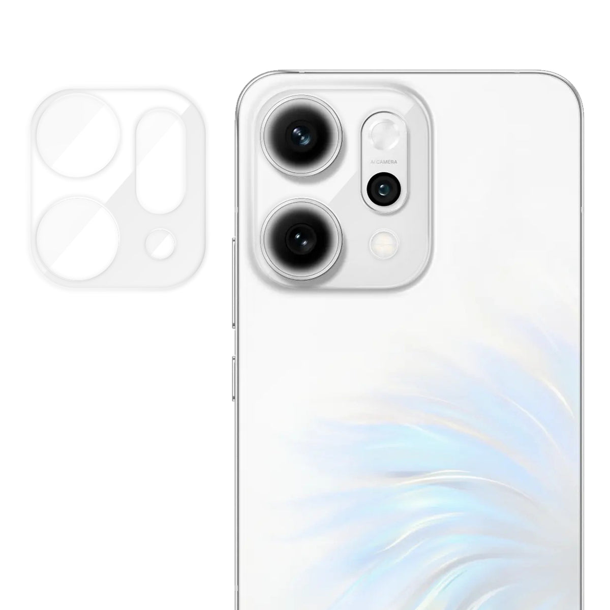 Oppo Reno14 Pro 5G (Global) Heltäckande Kameralinsskydd HD Anti-Fingeravtryck AR Härdat Glas Linsfilm