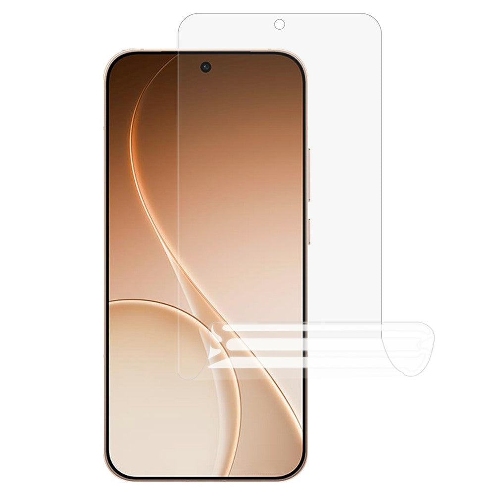 Oppo Reno15 Pro Max 5G (Global) / Reno15 Pro 5G (Kina) PET-hydrogelfilm matt anti-fingeravtryck yttre skärmskydd heltäckande heltäckande lim