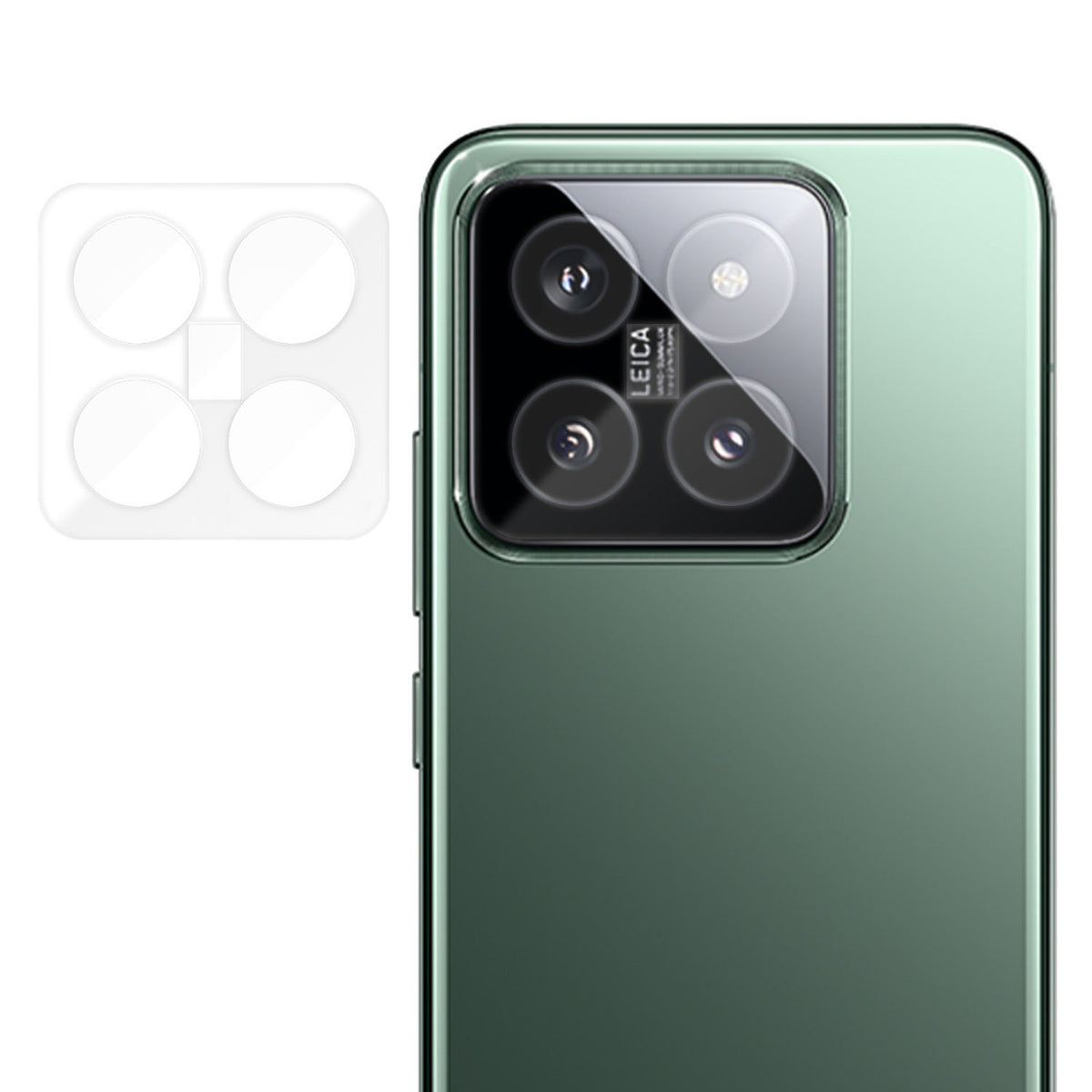 Xiaomi 14 Pro Heltäckande Kameralinsskydd Högupplöst Anti-Fingeravtryck AR Härdat Glas Linsfilm
