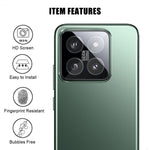 Xiaomi 14 Pro Heltäckande Kameralinsskydd Högupplöst Anti-Fingeravtryck AR Härdat Glas Linsfilm