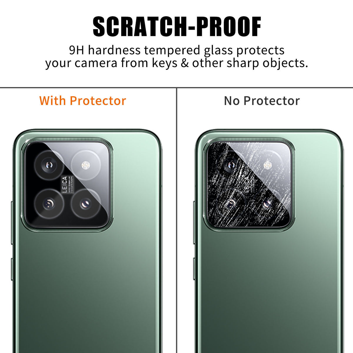 Xiaomi 14 Pro Heltäckande Kameralinsskydd Högupplöst Anti-Fingeravtryck AR Härdat Glas Linsfilm