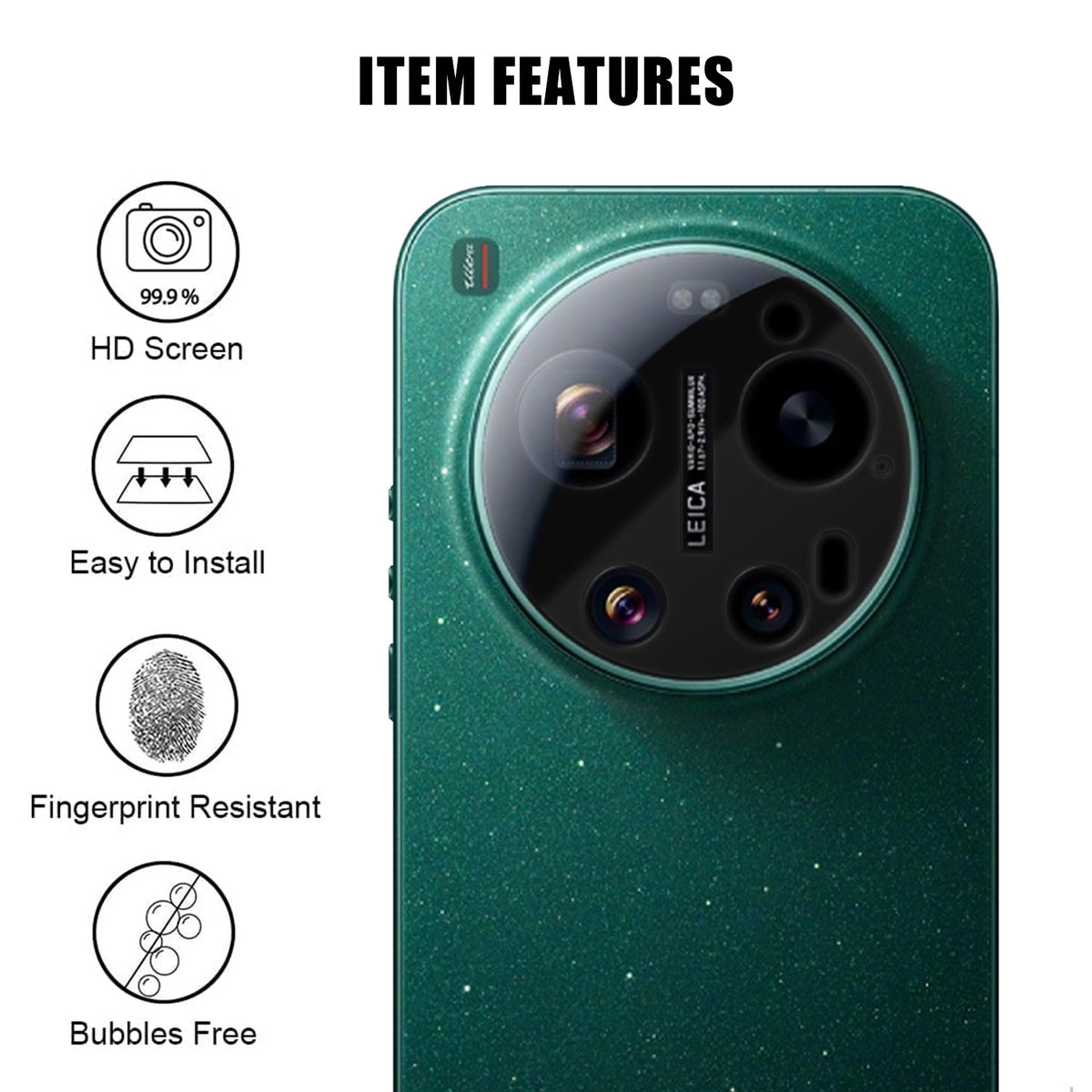 For Xiaomi 17 Ultra 5G Full Cover Camera Lens Protector High Definition Anti Fingerprint AR Tempered Glass Lens Film