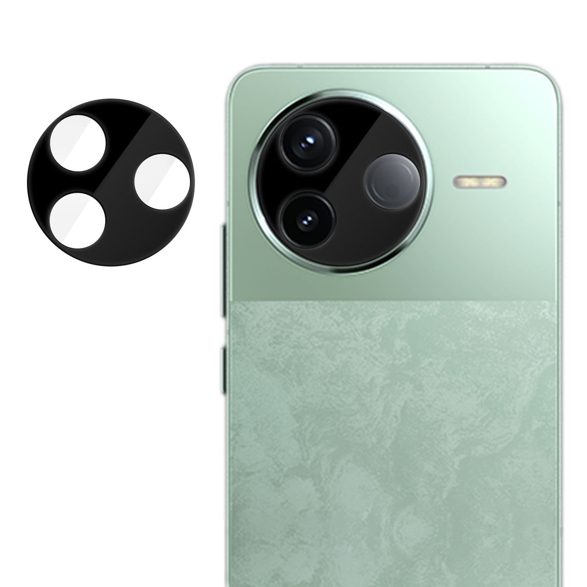For Xiaomi Redmi K80 Pro 5G / Xiaomi Redmi K80 5G Full Cover Camera Lens Protector Silk Print HD Anti Fingerprint AR Tempered Glass Lens Film