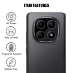 Xiaomi Redmi Note 15 5G (Global) Heltäckande Kameralinsskydd Silkestryck HD Anti-Fingeravtryck AR Härdat Glas Linsfilm