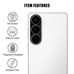 Samsung Galaxy S26+ / Galaxy S26 Heltäckande Kameralinsskydd Silkestryck HD Anti-fingeravtryck AR Härdat Glas Linsfilm