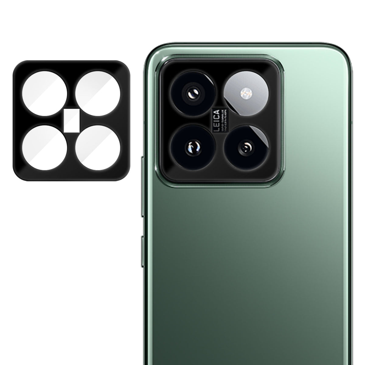 Xiaomi 14 Pro fulddækkende kamerlinsebeskyttelse, silketryk, HD, anti-fingeraftryk, AR-hærdet glas, linsefilm