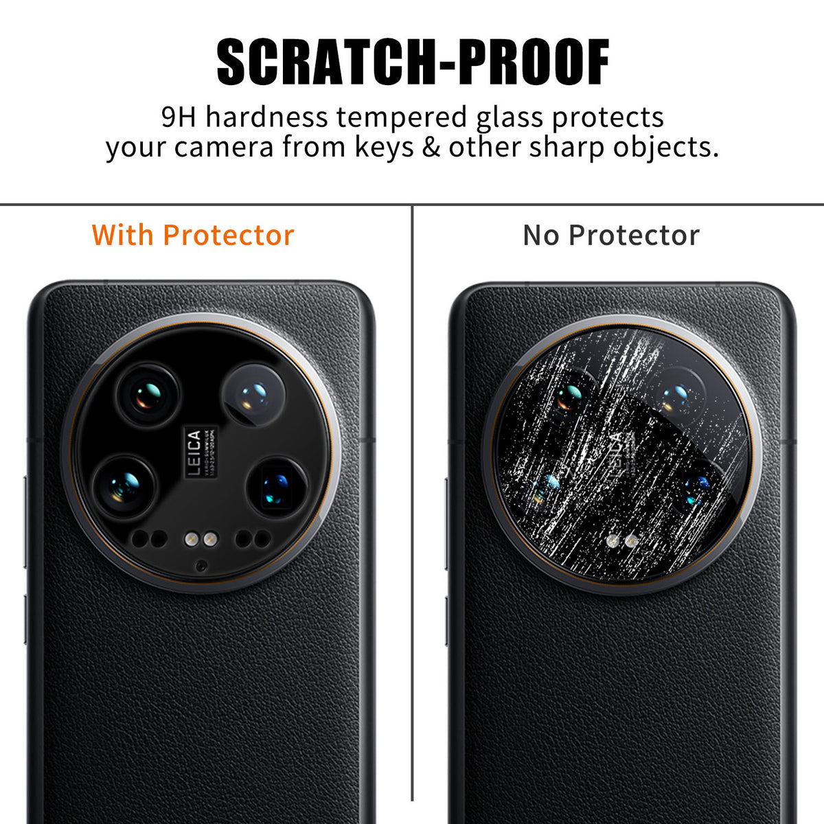Xiaomi 14 Ultra Heltäckande Kameralinsskydd Silkestryck HD Anti-Fingeravtryck AR Härdat Glas Linsfilm