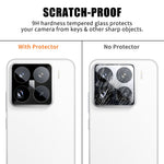 Xiaomi 15 Pro fulddækkende kameralinsebeskyttelse med silketryk, HD, anti-fingeraftryk, AR og hærdet glaslinsefilm
