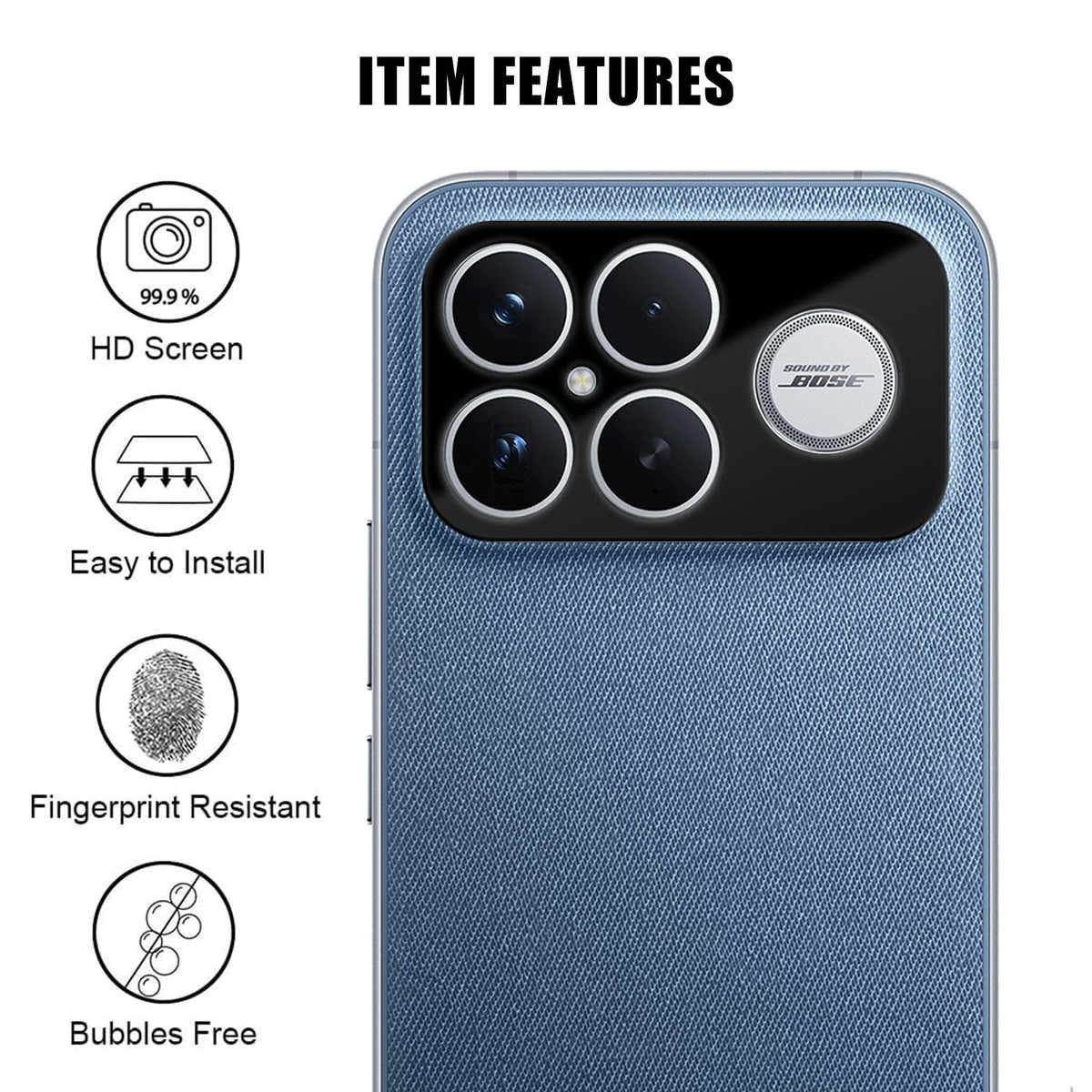 For Xiaomi Redmi K90 Pro Max 5G / Xiaomi Poco F8 Ultra Full Cover Camera Lens Protector Silk Print HD Anti Fingerprint AR Tempered Glass Lens Film