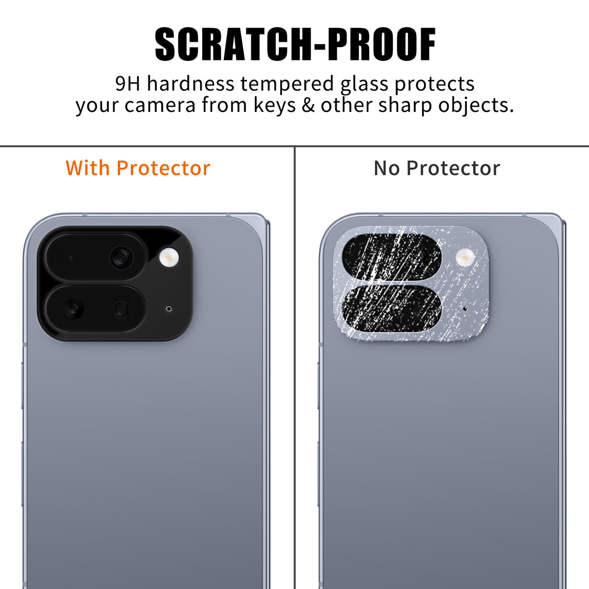 For Google Pixel 10 Pro Fold Full Cover Camera Lens Protector Silk Print HD Anti Fingerprint AR Tempered Glass Lens Film