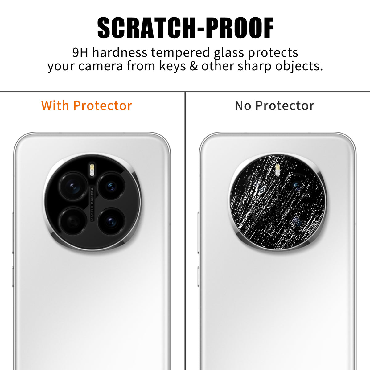 For Honor Magic7 5G Full Cover Camera Lens Protector Silk Print HD Anti Fingerprint AR Tempered Glass Lens Film