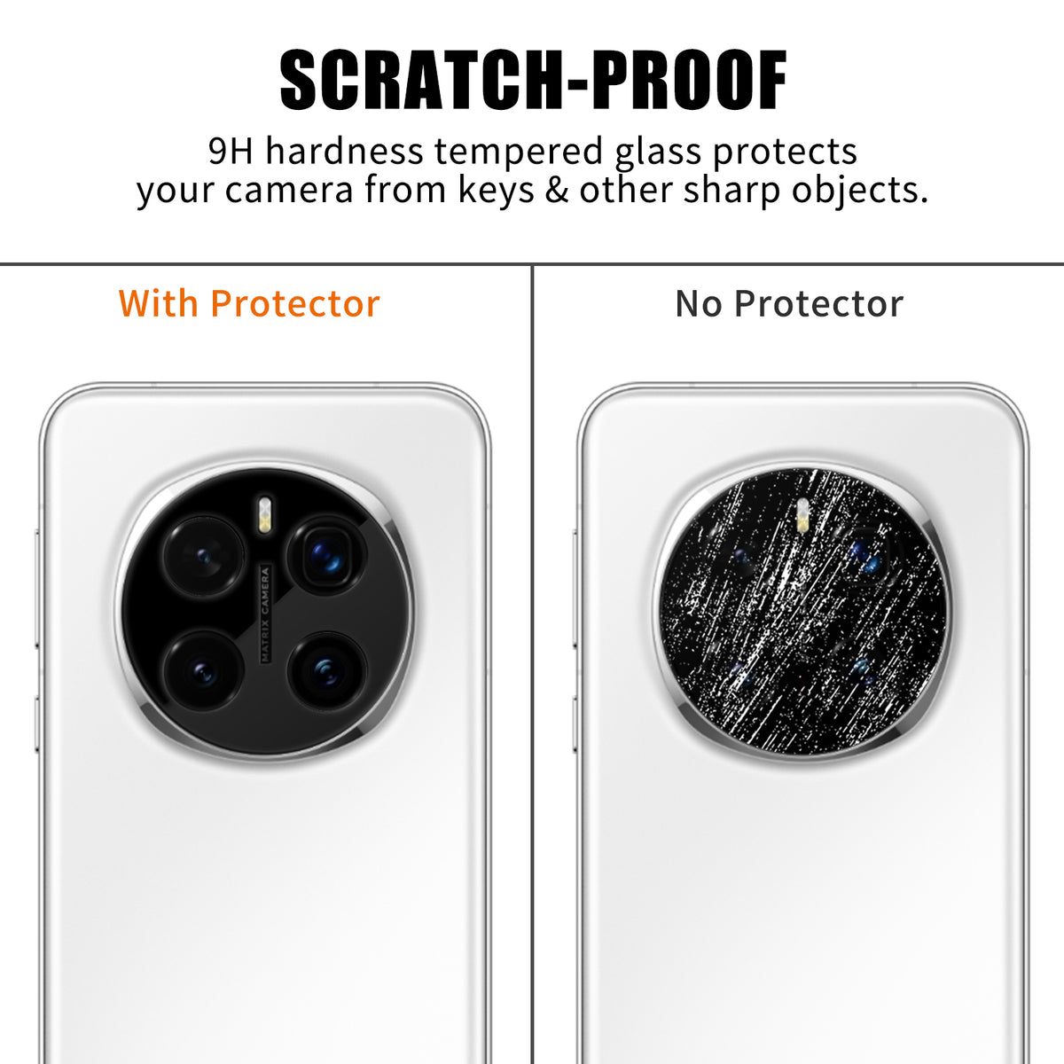 Honor Magic7 Pro 5G Heltäckande Kameralinsskydd Silkestryck HD Anti-Fingeravtryck AR Härdat Glas Linsfilm