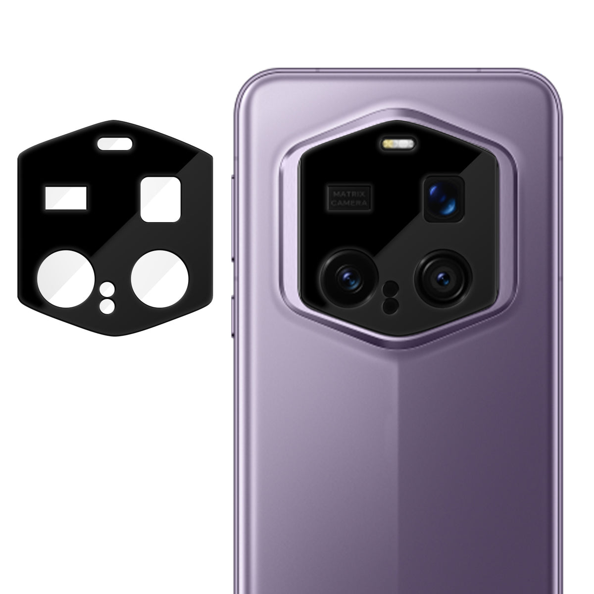 Honor Magic7 RSR Porsche Design 5G Heltäckande Kameralinsskydd Silkestryck HD Anti-Fingeravtryck AR Härdat Glas Linsfilm