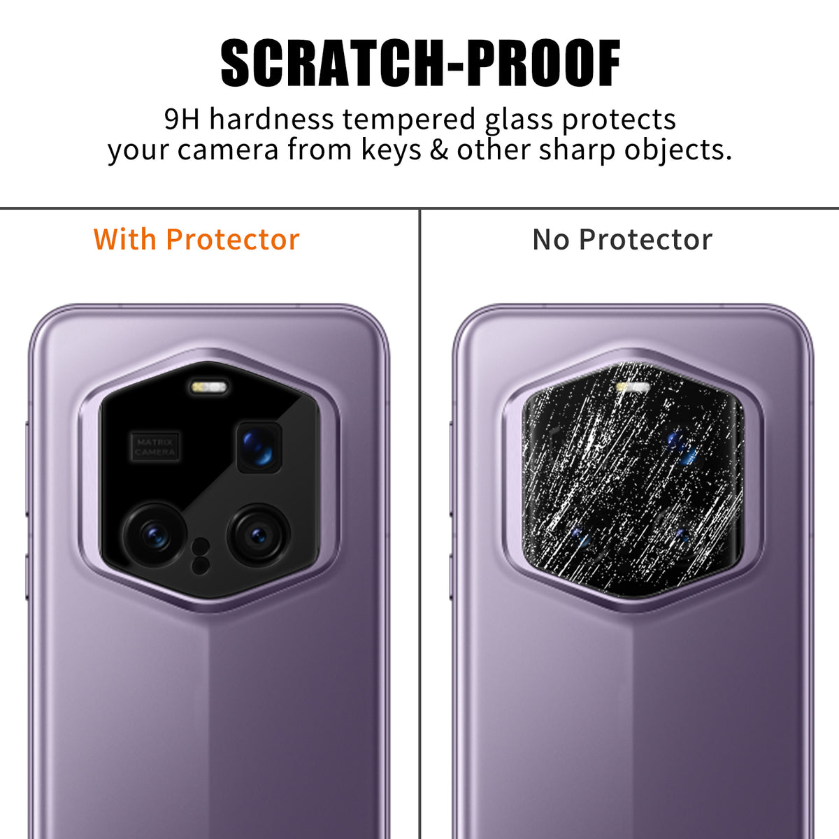 Honor Magic7 RSR Porsche Design 5G Heltäckande Kameralinsskydd Silkestryck HD Anti-Fingeravtryck AR Härdat Glas Linsfilm