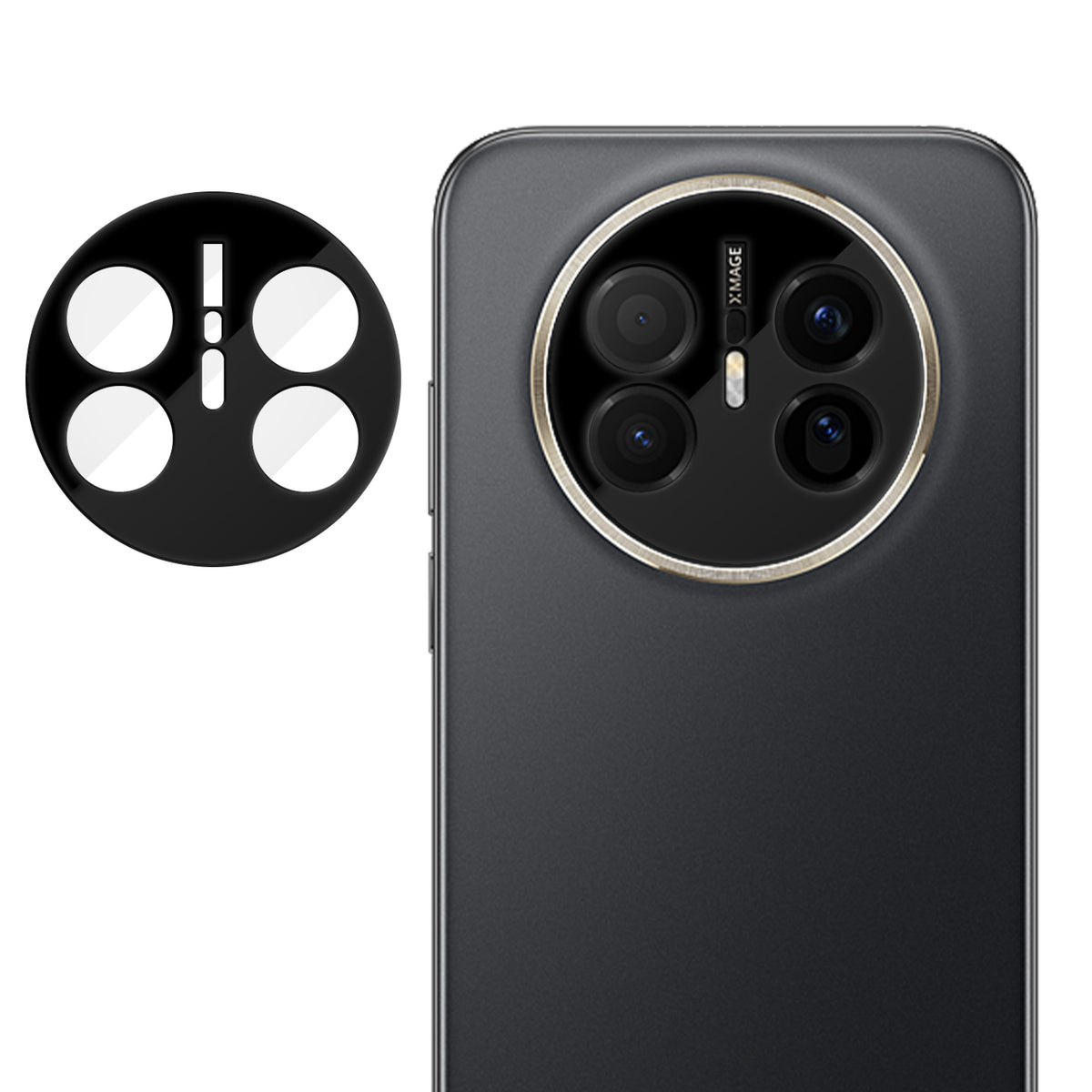 For Huawei Mate 70 Air Full Cover Camera Lens Protector Silk Print HD Anti Fingerprint AR Tempered Glass Lens Film