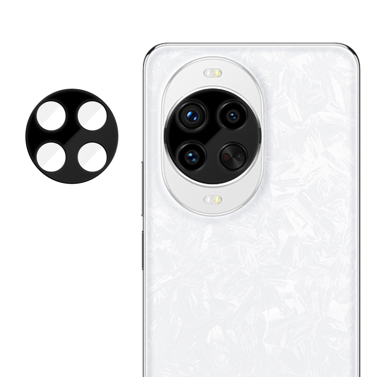 Huawei Nova 14 5G Heltäckande Kameralinsskydd Silkestryck HD Anti-Fingeravtryck AR Härdat Glas Linsfilm