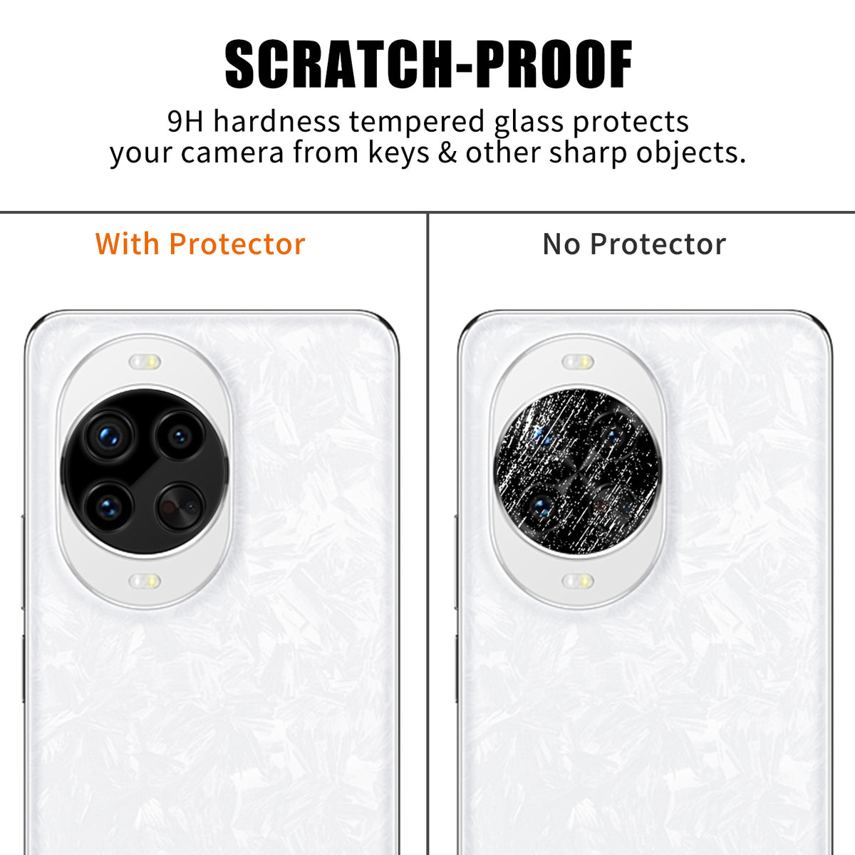 Huawei Nova 14 Pro 5G Heltäckande Kameralinsskydd Silkestryck HD Anti-Fingeravtryck AR Härdat Glas Linsfilm