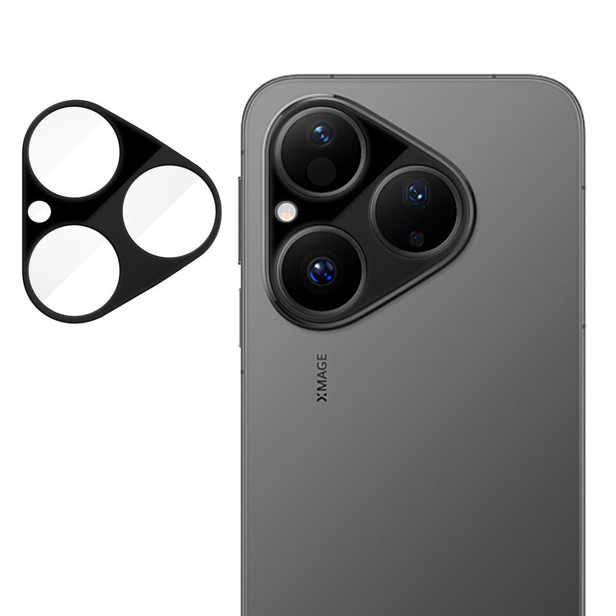 Huawei Pura 80 Heltäckande Kameralinsskydd Silkestryck HD Anti-Fingeravtryck AR Härdat Glas Linsfilm