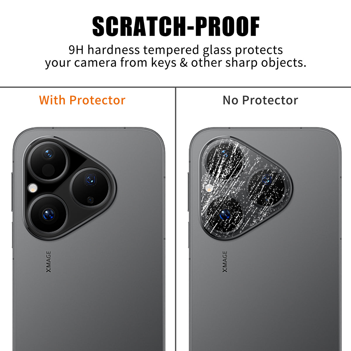 Huawei Pura 80 Heltäckande Kameralinsskydd Silkestryck HD Anti-Fingeravtryck AR Härdat Glas Linsfilm