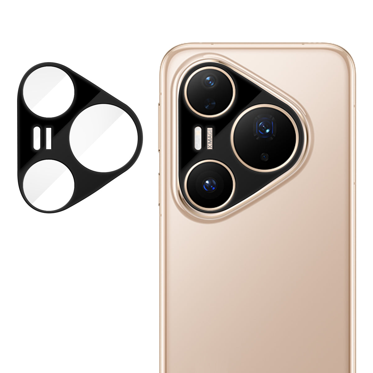 Huawei Pura 80 Pro+ / Huawei Pura 80 Pro Heltäckande Kameralinsskydd Silkestryck HD Anti-fingeravtryck AR Härdat Glas Linsfilm