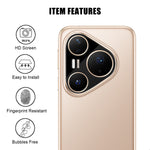 Huawei Pura 80 Pro+ / Huawei Pura 80 Pro Heltäckande Kameralinsskydd Silkestryck HD Anti-fingeravtryck AR Härdat Glas Linsfilm