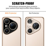Huawei Pura 80 Ultra Heltäckande Kameralinsskydd Silkestryck HD Anti-Fingeravtryck AR Härdat Glas Linsfilm