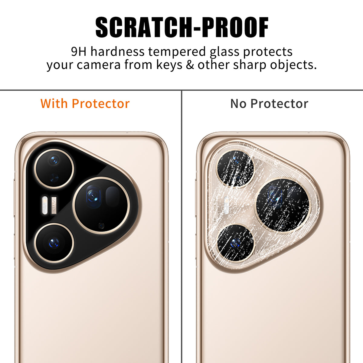 Huawei Pura 80 Ultra Heltäckande Kameralinsskydd Silkestryck HD Anti-Fingeravtryck AR Härdat Glas Linsfilm