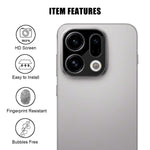 Oppo Find X9 5G fulddækkende kameralinsebeskyttelse, silketryk, HD, anti-fingeraftryk, AR-hærdet glaslinsefilm