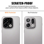 Oppo Find X9 5G fulddækkende kameralinsebeskyttelse, silketryk, HD, anti-fingeraftryk, AR-hærdet glaslinsefilm