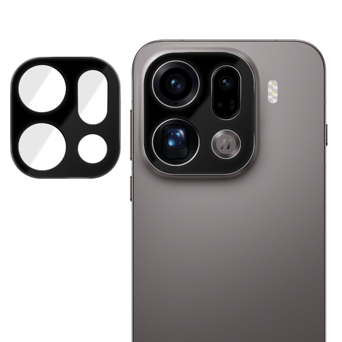 Oppo Find X9 Pro 5G Heltäckande Kameralinsskydd Silkestryck HD Anti-fingeravtryck AR Härdat Glas Linsfilm