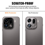 Oppo Find X9 Pro 5G Heltäckande Kameralinsskydd Silkestryck HD Anti-fingeravtryck AR Härdat Glas Linsfilm