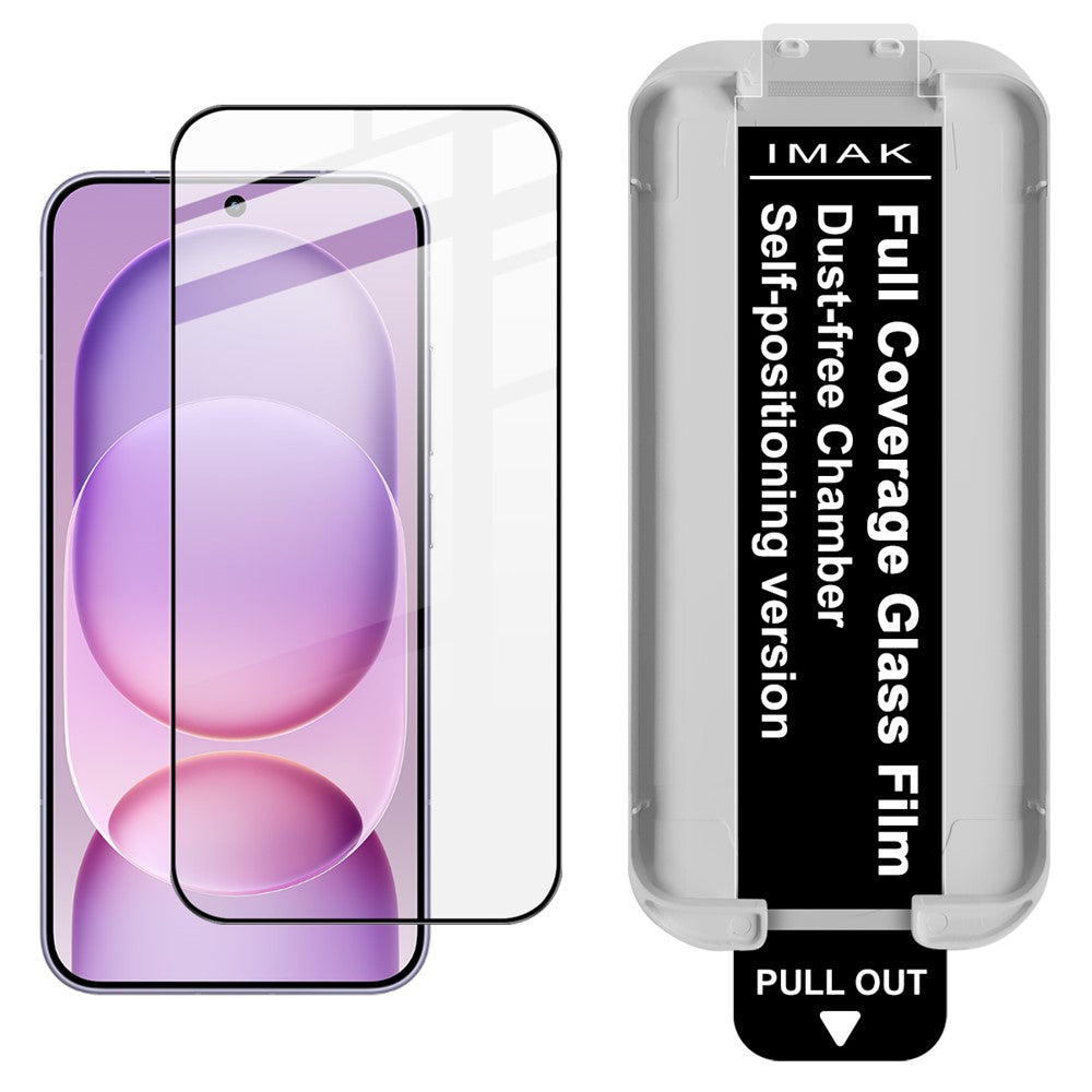 IMAK For Honor Magic8 Pro Air 5G Tempered Glass Full Screen Protector Full Glue Film with Dust-free Installation Tool (Fingerprint Unlock)