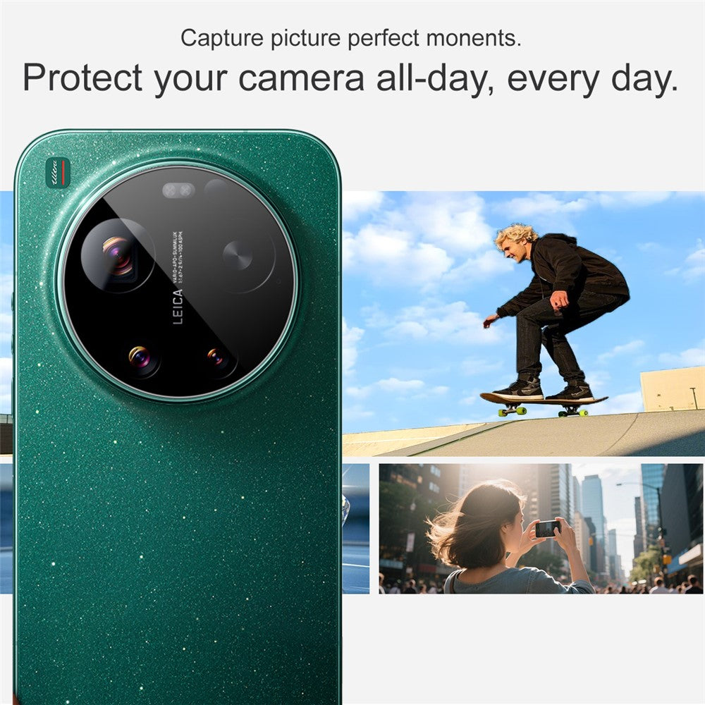 IMAK För Xiaomi 17 Ultra 5G Kameralinsskydd Härdat Glas HD Klar Heltäckande Linsfilm