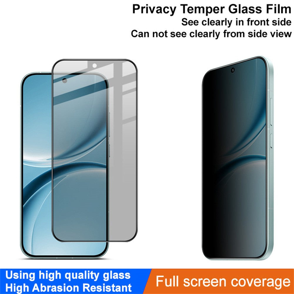 IMAK For Xiaomi Redmi Turbo 5 5G  /  Poco X8 Pro 5G Privacy Screen Protector Anti Peep Full Cover Tempered Glass Film (Fingerprint Unlock)