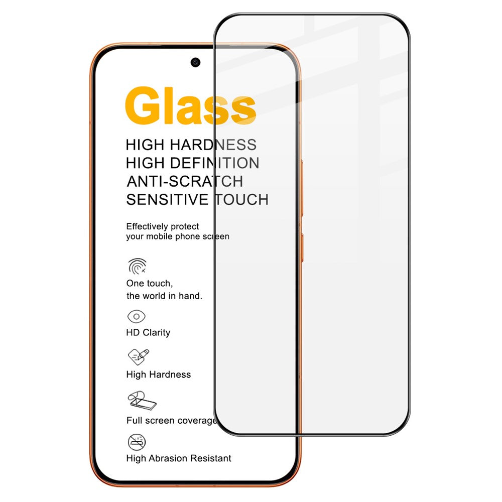 IMAK Pro+-serien för Xiaomi Redmi Turbo 5 Max 5G / Poco X8 Pro Max 5G skärmskydd heltäckande härdat glasfilm (fingeravtryckslåsning)