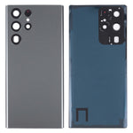For Samsung Galaxy S22 Ultra 5G S908 Battery Housing with Adhesive Sticker + Camera Lens Cover