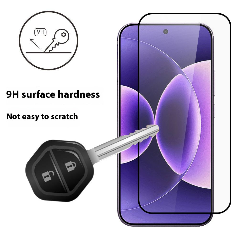 ITIETIE 2PCS For Xiaomi 17 Pro Max  /  17 Ultra 5G Tempered Glass 0.25mm High Aluminum Full Screen Protector Silk Printing Film, Full Glue