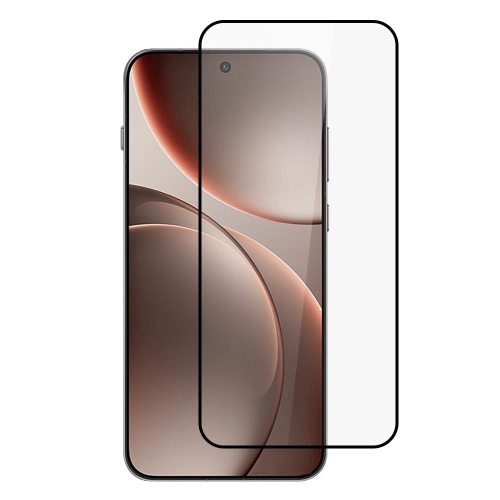 ITIETIE For Oppo Find X9 5G Silk Printing Tempered Glass 0.25mm High Aluminum Full Screen Protector, Full Glue